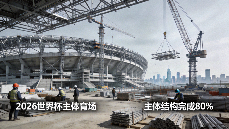 2026年世界杯主办城市体育场馆建设最新进展照片